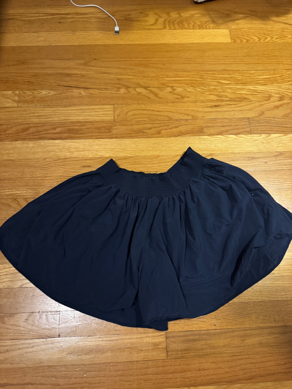 Athleta Navy Full Skort with Elastic Waist
